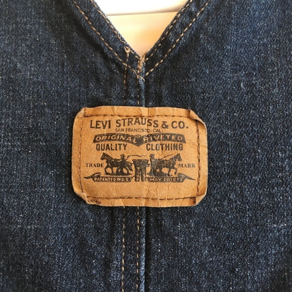 LEVI STRAUSS DENIM SHORTALLS‎ - Picture 6 of 6